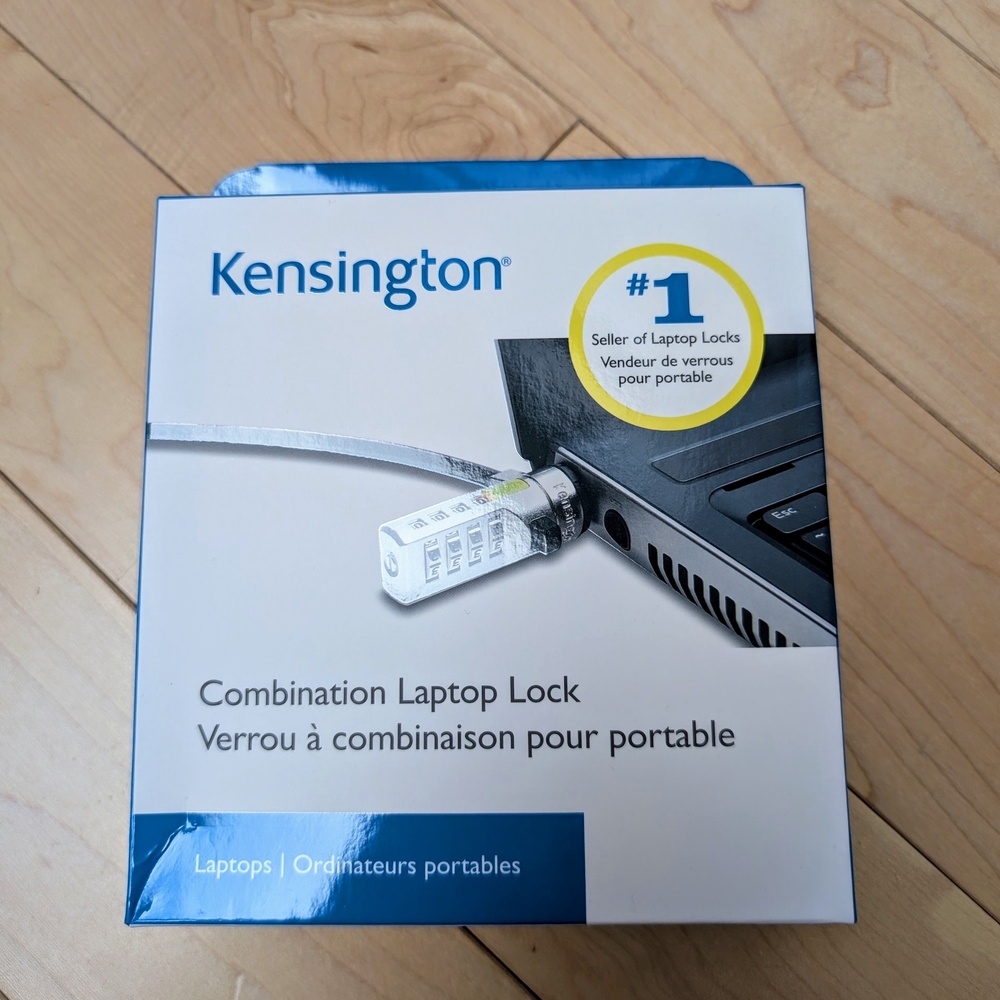 Combination Laptop Lock - Silver